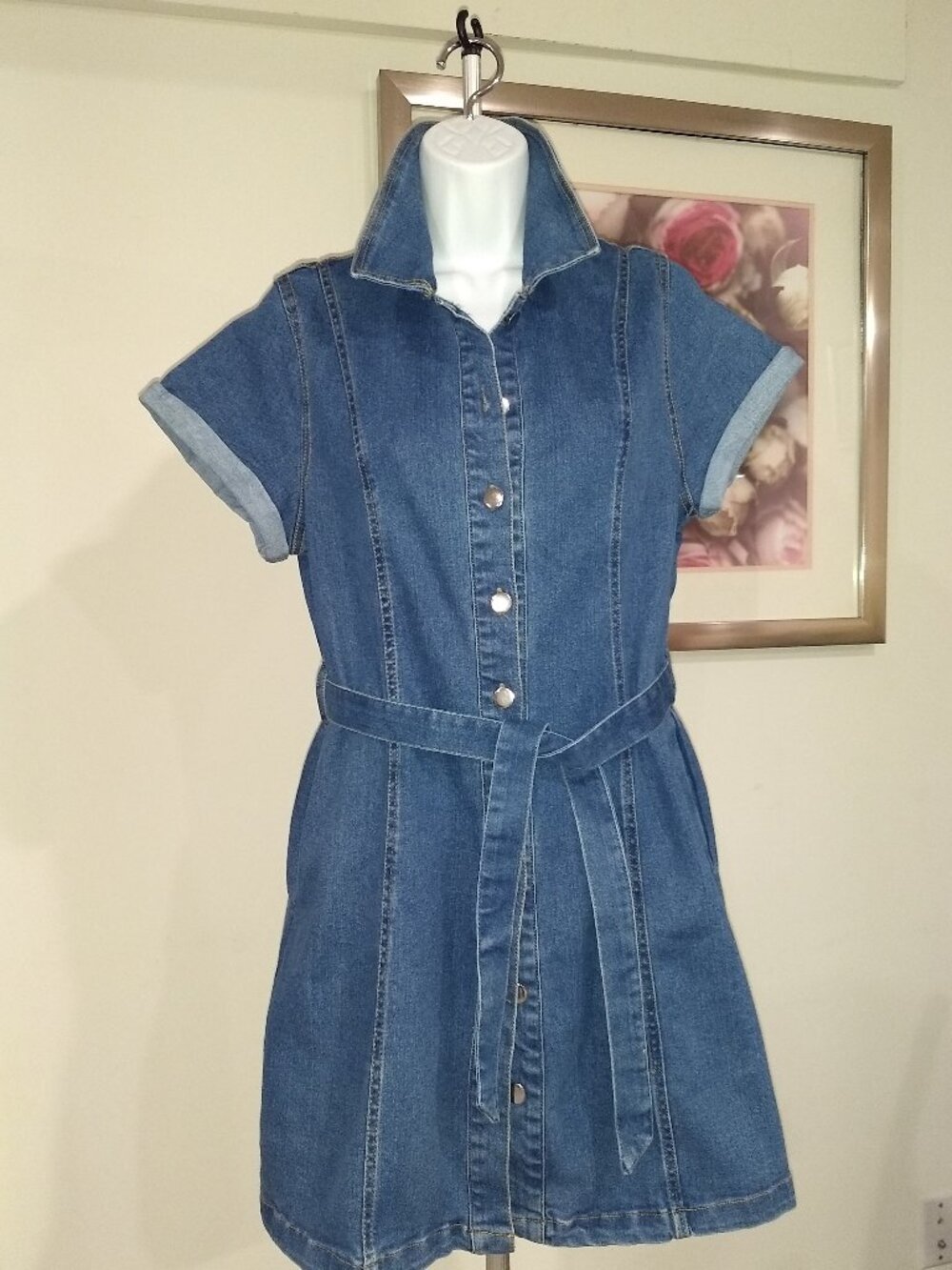 Denim classic dress Size M